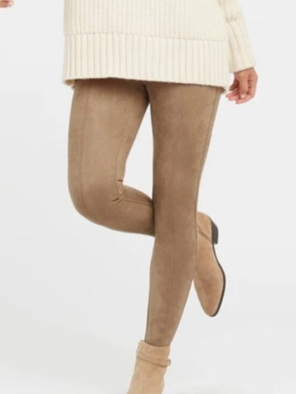 Spanx Faux Suede Shaping Legging : Small